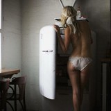 Холодильник и попка фото